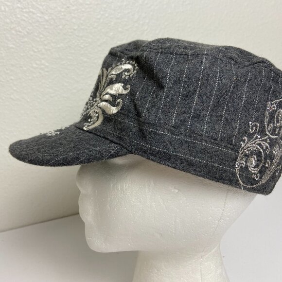 Panama Jack Cap Grey Embroidery Stones - Picture 5 of 7
